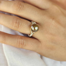 Load image into Gallery viewer, READY TO SHIP Civa Fiji Saltwater Pearl Ring - 925 Sterling Silver FJD$
