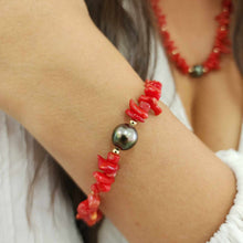 Load image into Gallery viewer, READY TO SHIP Civa Fiji Pearl Red Coral Set - FJD$
