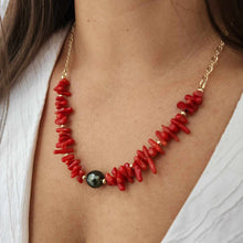 Load image into Gallery viewer, READY TO SHIP Civa Fiji Pearl Red Coral Set - FJD$
