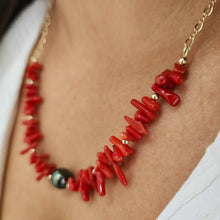 Load image into Gallery viewer, READY TO SHIP Civa Fiji Pearl Red Coral Set - FJD$
