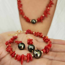 Load image into Gallery viewer, READY TO SHIP Civa Fiji Pearl Red Coral Set - FJD$
