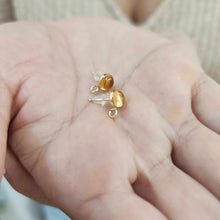 Load image into Gallery viewer, CUSTOM Citrine Stud Earring Setting - 14k Gold Fill
