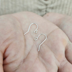 CUSTOM Ear Hook Earring Setting - 925 Sterling Silver