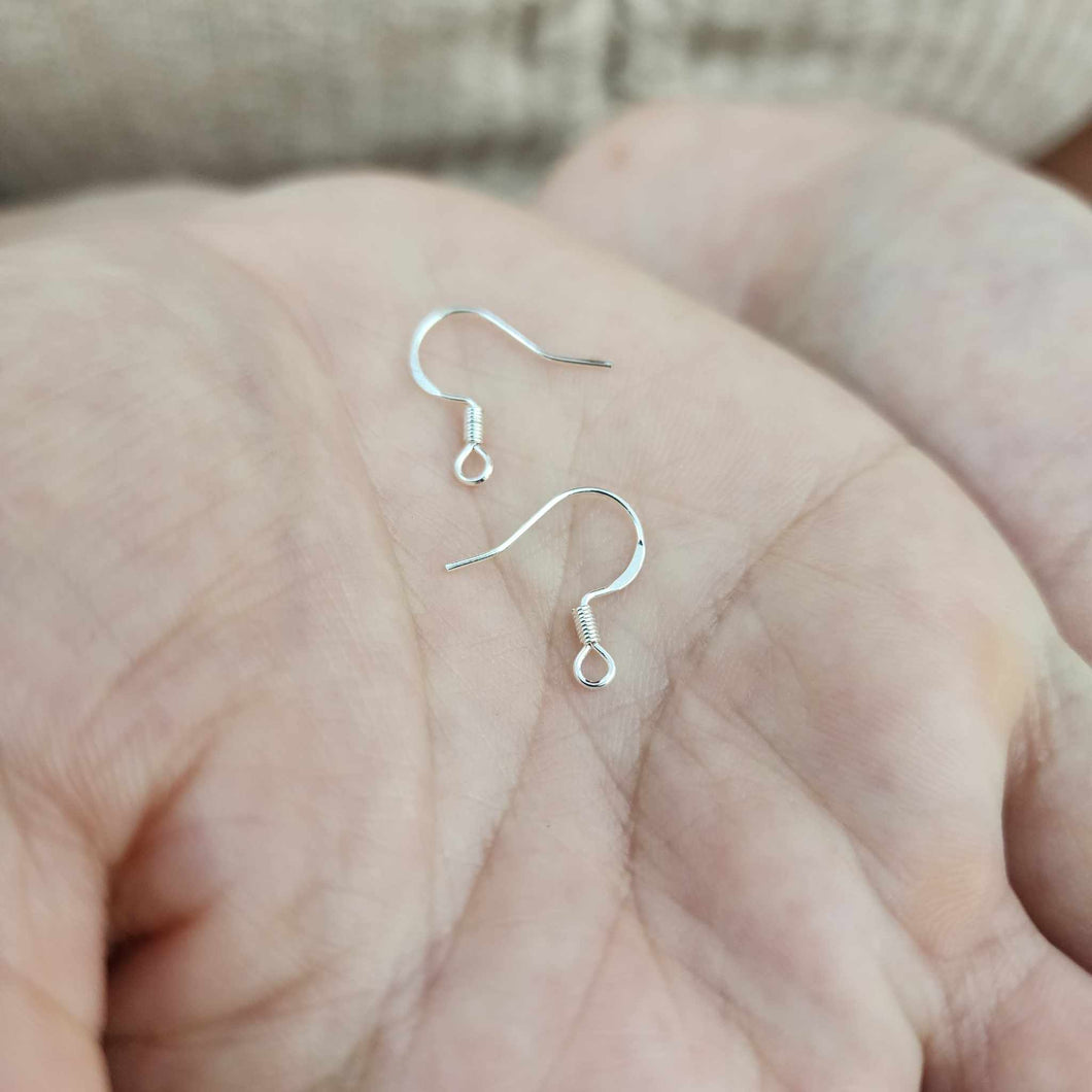 CUSTOM Ear Hook Earring Setting - 925 Sterling Silver