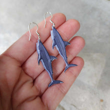 Load image into Gallery viewer, READY TO SHIP Shark Resin Earrings - 925 Sterling Silver FJD$
