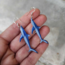 Load image into Gallery viewer, READY TO SHIP Shark Resin Earrings - 925 Sterling Silver FJD$
