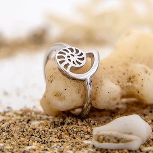 READY TO SHIP Mini Nautilus Ring - 925 Sterling Silver FJD$