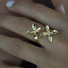 Load image into Gallery viewer, Frangipani Bua Ring - 925 Sterling Silver or 18k Gold Vermeil FJD$ - Adorn Pacific - Rings
