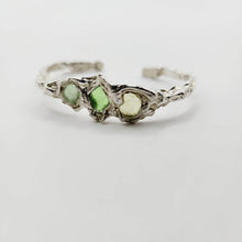 Load image into Gallery viewer, READY TO SHIP Free Flow Seaglass Bangle - 925 Sterling Silver FJD$ - Adorn Pacific - All Products
