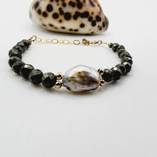 Load image into Gallery viewer, READY TO SHIP Civa Fiji Saltwater Pearl &amp; Natural Stone Bracelet - 14k Gold Fill FJD$ - Adorn Pacific - All Products
