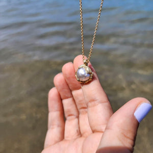 READY TO SHIP Civa Fiji Keshi Pearl Solid Gold Pendant - Solid 9k Gold FJD$ - Adorn Pacific - All Products