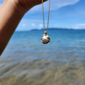 READY TO SHIP Civa Fiji Keshi Pearl Solid Gold Pendant - Solid 9k Gold FJD$ - Adorn Pacific - All Products