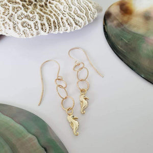 CONTACT US TO RECREATE THIS SOLD OUT STYLE Link Drop Earrings in 14k Gold Fill - add a Charm - FJD$ - Adorn Pacific - Earrings