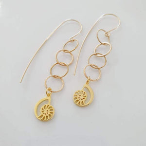 CONTACT US TO RECREATE THIS SOLD OUT STYLE Link Drop Earrings in 14k Gold Fill - add a Charm - FJD$ - Adorn Pacific - Earrings