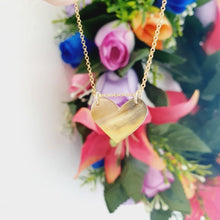 Load image into Gallery viewer, CONTACT US TO RECREATE THIS SOLD OUT STYLE Mother of Pearl Heart Necklace - 14k Gold Fill - FJD$ - Adorn Pacific - Necklaces
