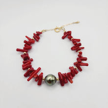 Load image into Gallery viewer, CONTACT US TO RECREATE THIS SOLD OUT STYLE Civa Fiji Pearl Red Coral Bracelet - FJD$ - Adorn Pacific - All Products
