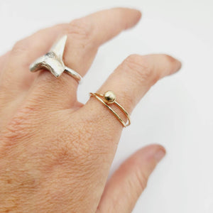 READY TO SHIP - Contemporary Solid Gold Ring - Solid 9k Gold FJD$ - Adorn Pacific - All Products