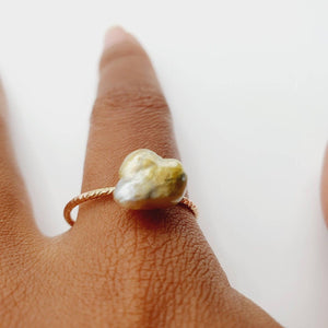 READY TO SHIP - Fiji Keshi Pearl Ring - 14k Gold Fill FJD$ - Adorn Pacific - Rings