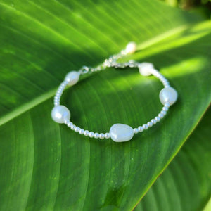 READY TO SHIP Freshwater Pearl Bracelet - 925 Sterling Silver FJD$ - Adorn Pacific - All Products