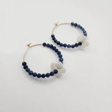 Load image into Gallery viewer, CONTACT US TO RECREATE THIS SOLD OUT STYLE Mother of Pearl &amp; Faceted Glass Beads Earrings in 14k Gold Fill - FJD$ - Adorn Pacific - All Products
