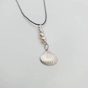 CONTACT US TO RECREATE THIS SOLD OUT STYLE Pearl & Mermaid Shell Charm Necklace - FJD$ - Adorn Pacific - All Products