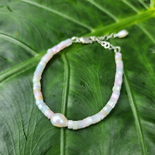 Load image into Gallery viewer, READY TO SHIP Polymer Bead &amp; Freshwater Pearl Bracelet - 925 Sterling Silver FJD$ - Adorn Pacific - Earrings
